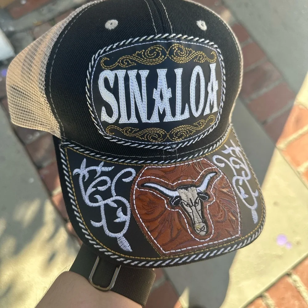 SINALOA Black and Tan Trucker/Western Hat